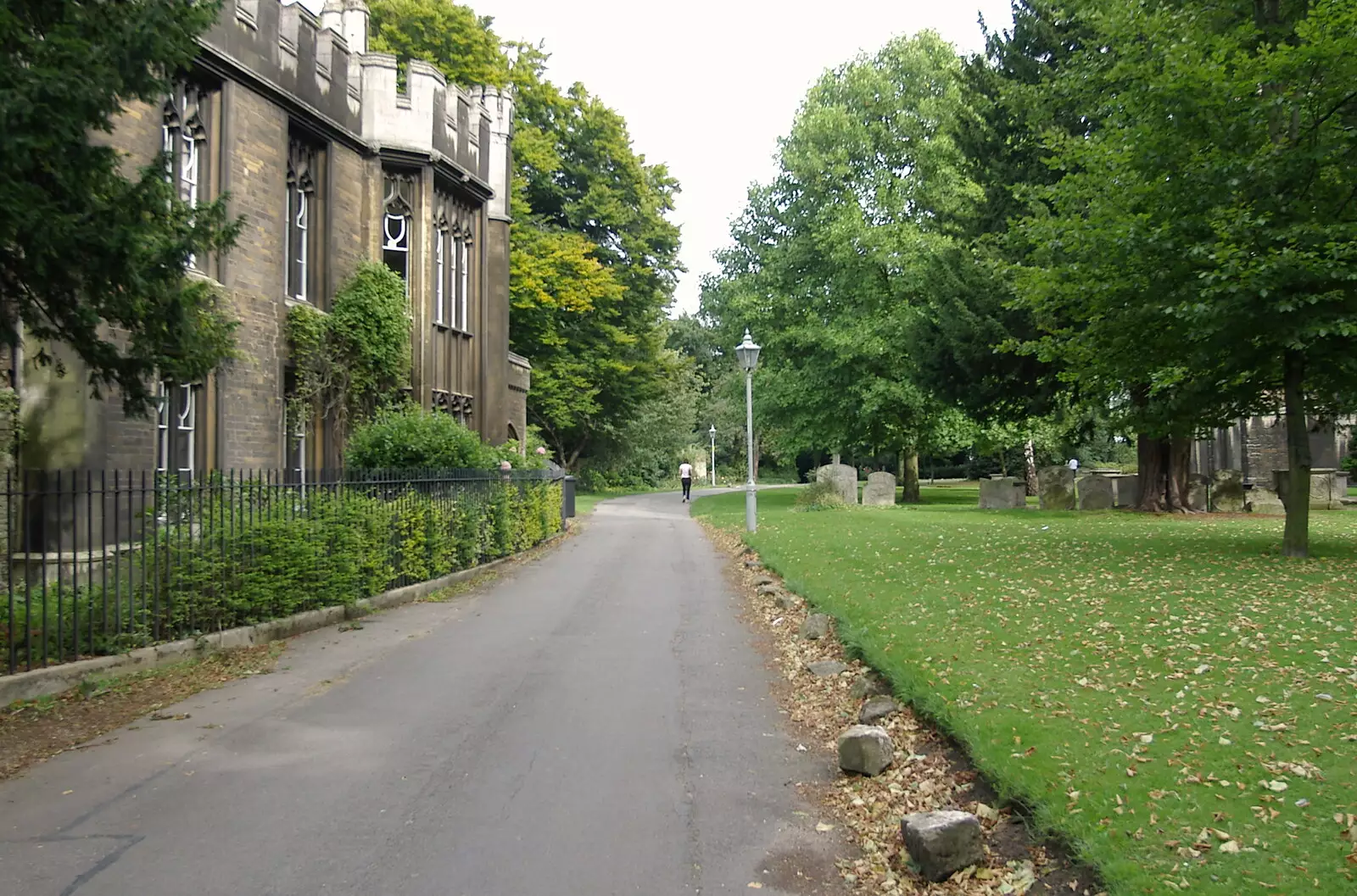 Wandering around the close, from Peterborough Cathedral, Cambridgeshire - 7th September 2005