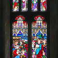 Stained-glass windows, Peterborough Cathedral, Cambridgeshire - 7th September 2005