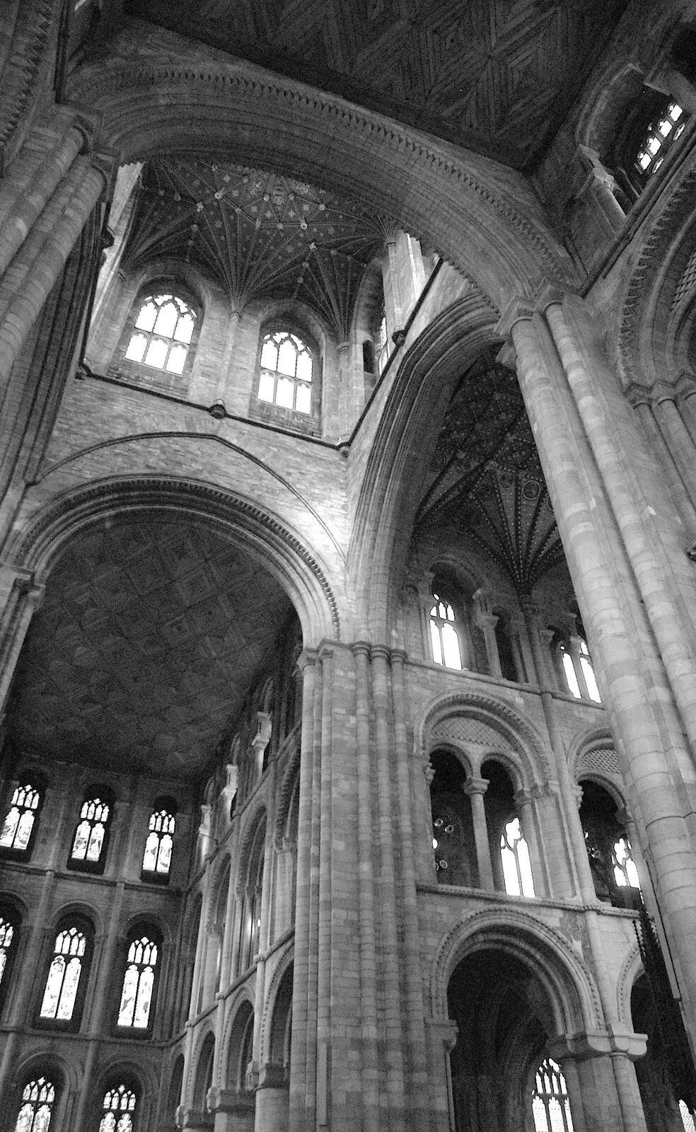 Under the tower, from Peterborough Cathedral, Cambridgeshire - 7th September 2005