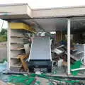 Another view of the trashed shop, Dead Transport Artefacts: Abandoned Petrol Station and Little Chef, Kentford, Suffolk - 8th September 2005