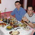 Cambridge Floods, Curry Night and an Ipswich Monsoon - 10th September 2005, Andrew and Russell