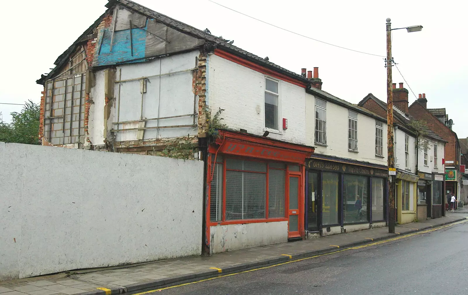 More dereliction on Upper Orwell Street, from Cambridge Floods, Curry Night and an Ipswich Monsoon - 10th September 2005