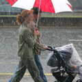 Cambridge Floods, Curry Night and an Ipswich Monsoon - 10th September 2005, Umbrellas and buggies