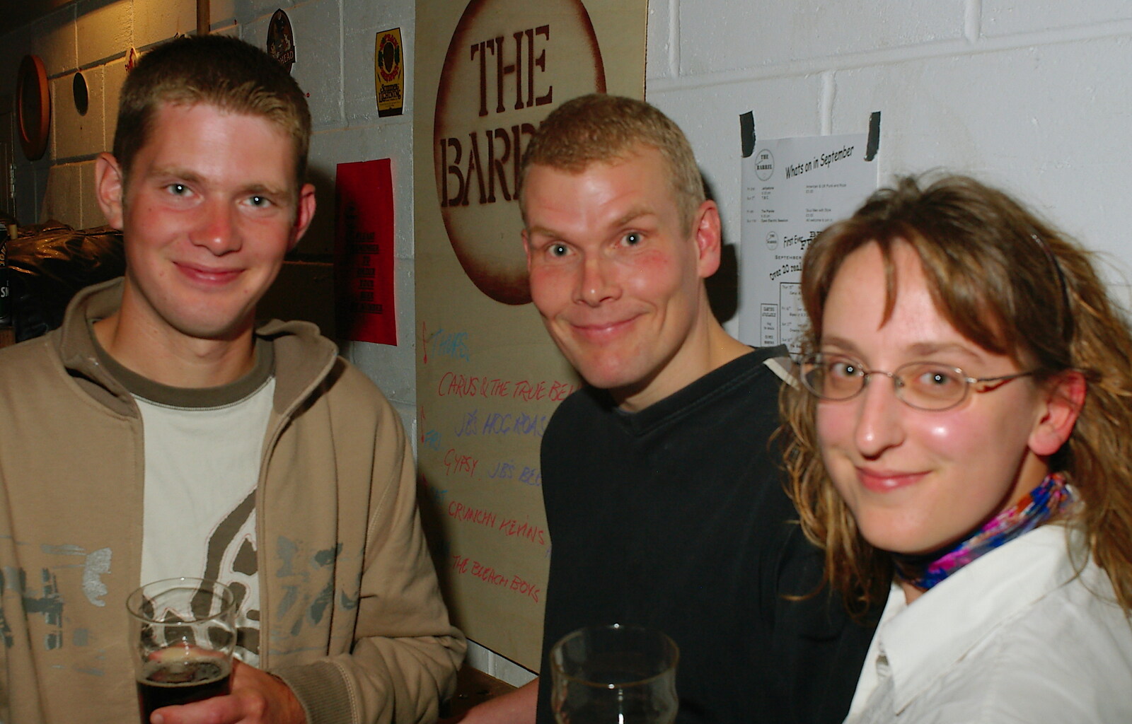 Phil, Bill and Suey from The Banham Barrel Beer Bash, Banham, Norfolk - 17th September 2005