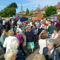 The crowds build up, Save Hartismere: a Hospital Closure Protest, Eye, Suffolk - 17th September 2005