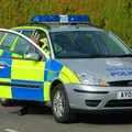 The Rozzers' spy-cam car keeps watch, Save Hartismere: a Hospital Closure Protest, Eye, Suffolk - 17th September 2005