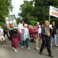Turning out onto Victoria Hill, Save Hartismere: a Hospital Closure Protest, Eye, Suffolk - 17th September 2005