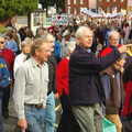 The crowd piles in to the town hall, Save Hartismere: a Hospital Closure Protest, Eye, Suffolk - 17th September 2005