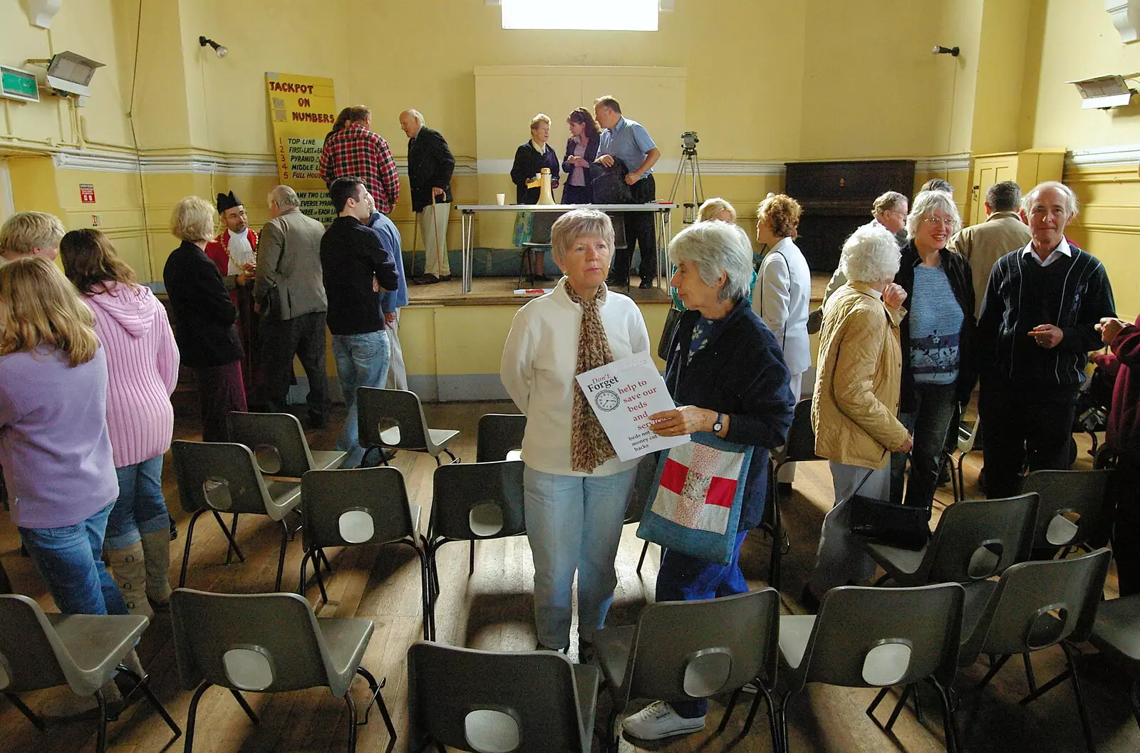 The speaking is over, from Save Hartismere: a Hospital Closure Protest, Eye, Suffolk - 17th September 2005