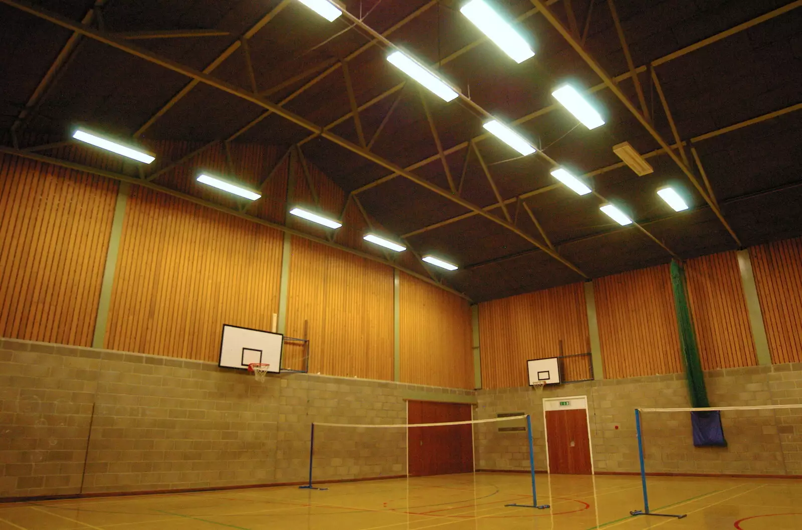 Another view of the sports hall at Hartismere, from Sam and Daisy at the Angel Café, Diss, Norfolk - 17th September 2005