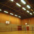 Another view of the sports hall at Hartismere, Sam and Daisy at the Angel Café, Diss, Norfolk - 17th September 2005