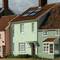 Green houses on Fair Green, Sam and Daisy at the Angel Café, Diss, Norfolk - 17th September 2005