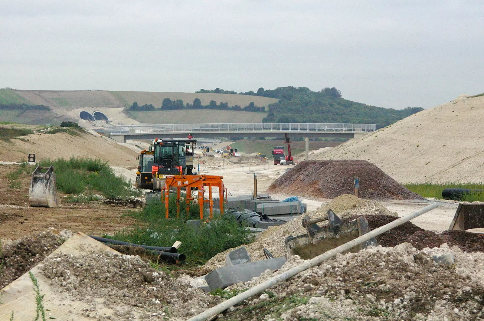 It's the building of the new Baldock bypass, from San Diego Four, California, US - 22nd September 2005