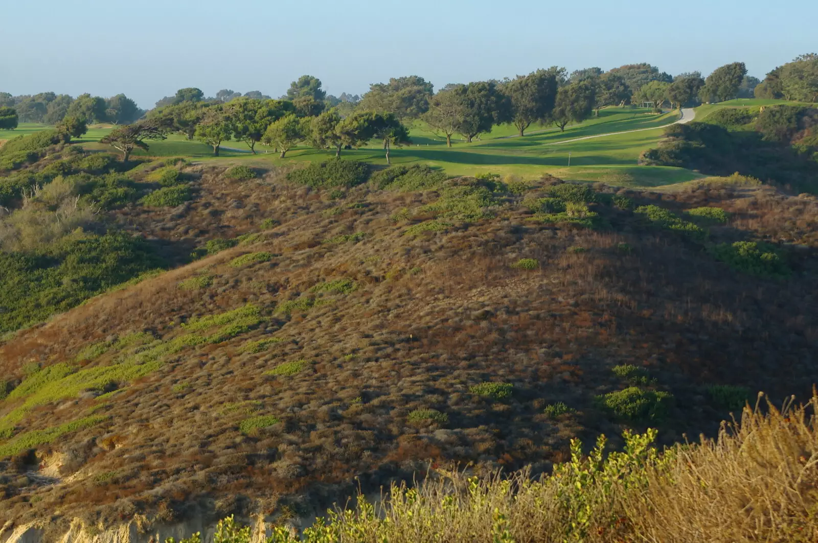 A bit of the famous Torrey Pines golf course, from San Diego Four, California, US - 22nd September 2005