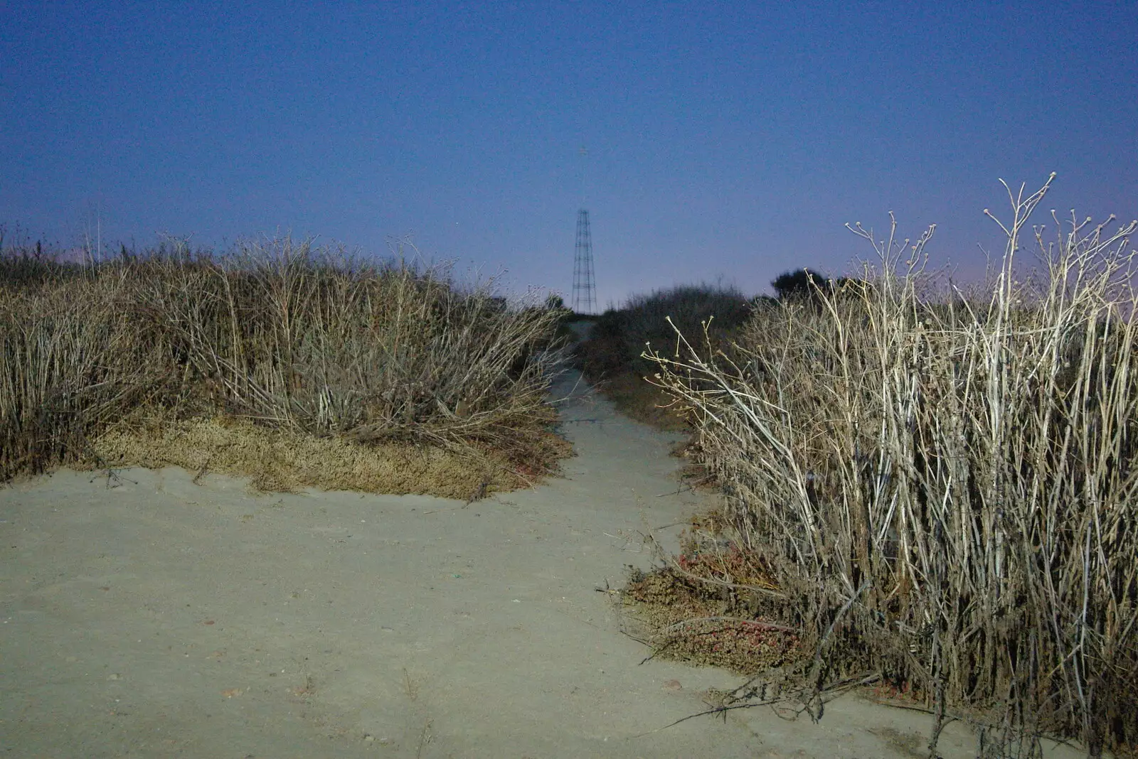 An antenna on the clifftop, from San Diego Four, California, US - 22nd September 2005