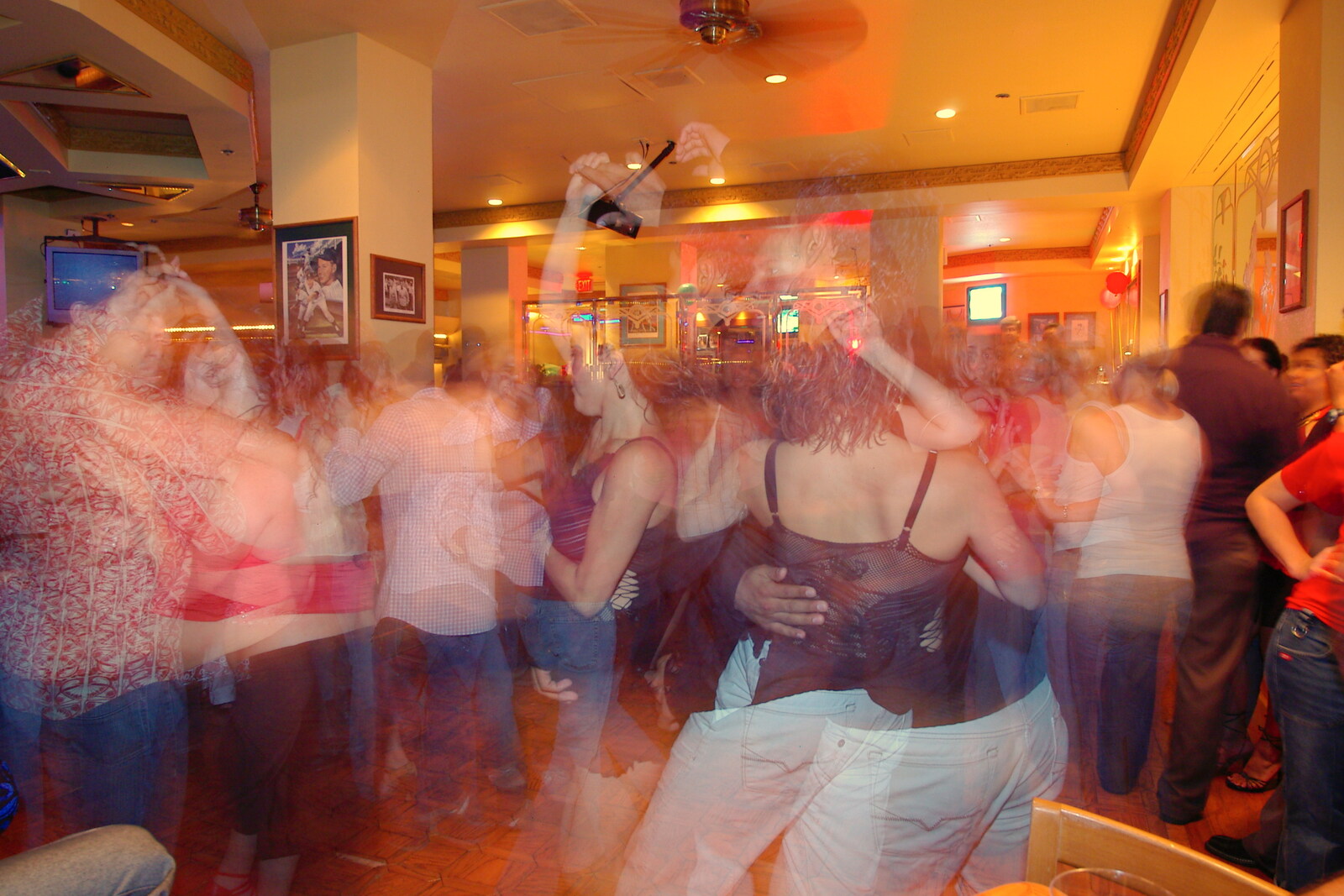 Salsa dancing from San Diego Four, California, US - 22nd September 2005