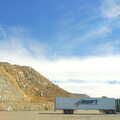 A truck stops for a break, California Desert: El Centro, Imperial Valley, California, US - 24th September 2005