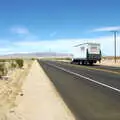 A Budget rent-a-van trundles by, California Desert: El Centro, Imperial Valley, California, US - 24th September 2005