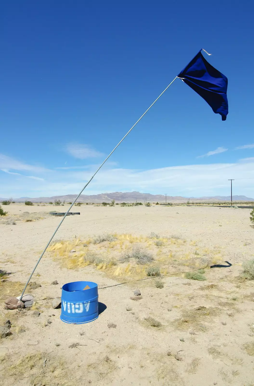 Emergency water spots in the desert, from California Desert: El Centro, Imperial Valley, California, US - 24th September 2005