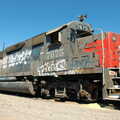 Loco 7675 - a big lump of metal, California Desert: El Centro, Imperial Valley, California, US - 24th September 2005