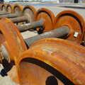 More rusty wheels, California Desert: El Centro, Imperial Valley, California, US - 24th September 2005