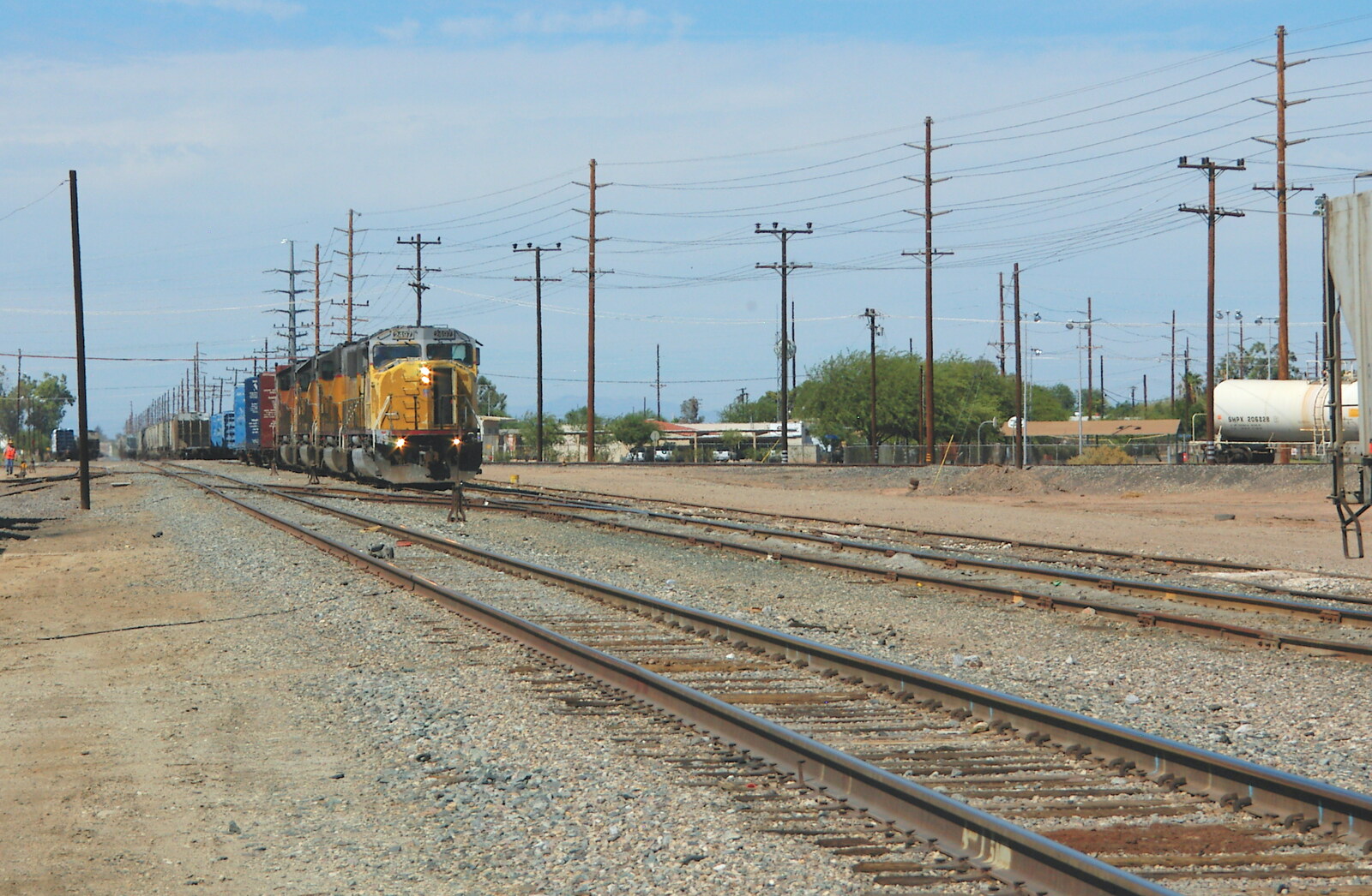 The railway yard from California Desert: El Centro, Imperial Valley, California, US - 24th September 2005