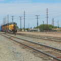 The railway yard, California Desert: El Centro, Imperial Valley, California, US - 24th September 2005