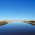 The serene slipway leading out to Salton Sea., California Desert 2: The Salton Sea and Anza-Borrego to Julian, California, US - 24th September 2005
