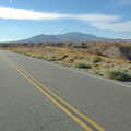 2005 The desert road disappears off in to the mountains