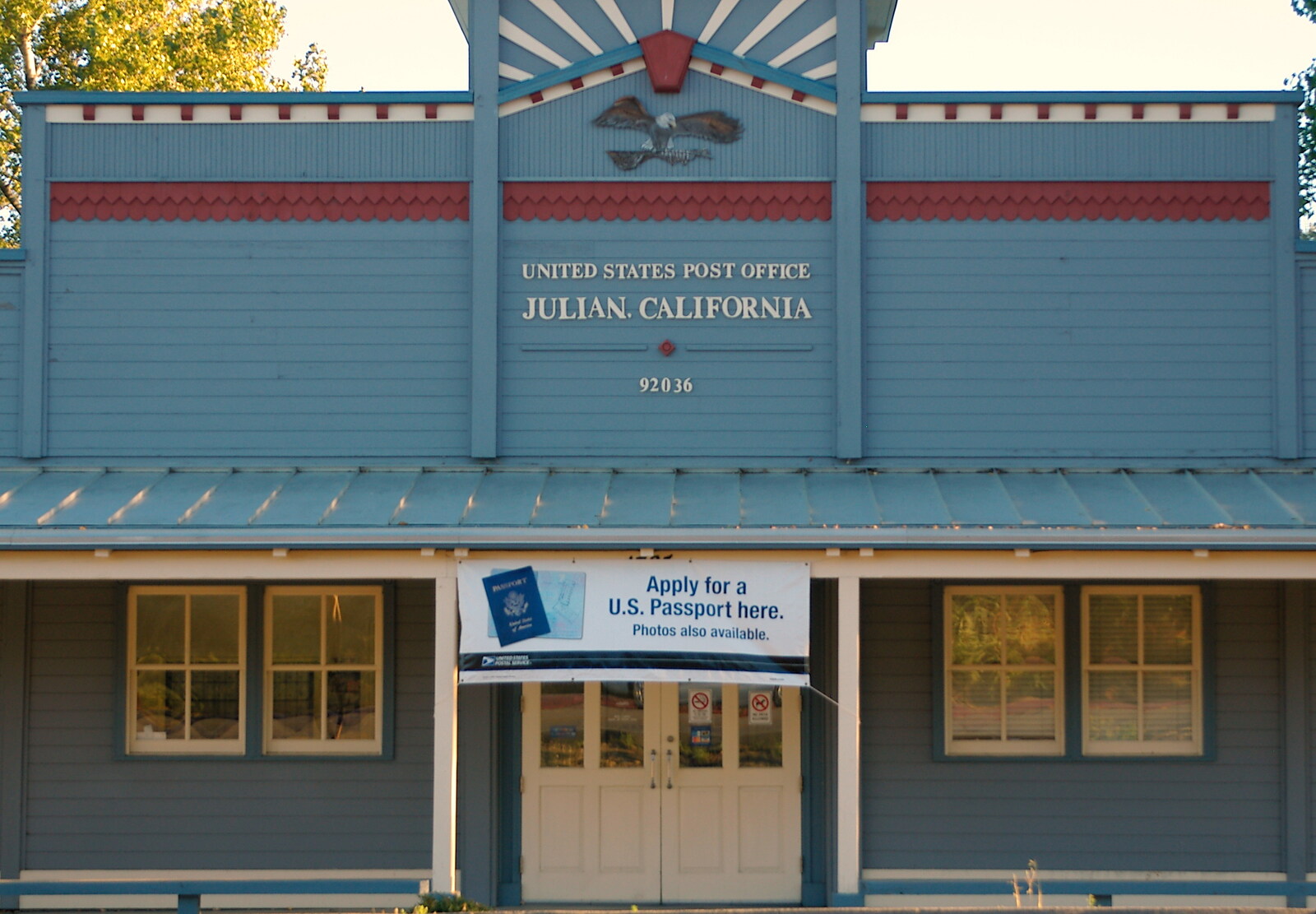 Julian's post office from California Desert 2: The Salton Sea and Anza-Borrego to Julian, California, US - 24th September 2005