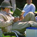 Scenes and People of Balboa Park, San Diego, California - 25th September 2005, Some dude reads a book