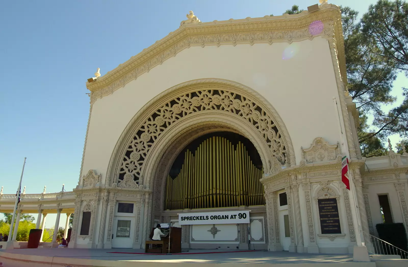 The Spreckels Organ is 90 years old, from Scenes and People of Balboa Park, San Diego, California - 25th September 2005