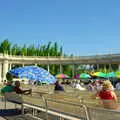 Crowds under umbrellas, Scenes and People of Balboa Park, San Diego, California - 25th September 2005