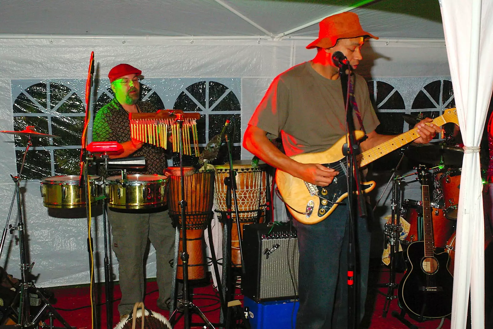 Music from Scoobs in Columbia, from Jo and Steph's Party, Burston, Norfolk - 30th September 2005