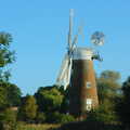 Jo and Steph's Party, Burston, Norfolk - 30th September 2005, Billingford Windmill from the side