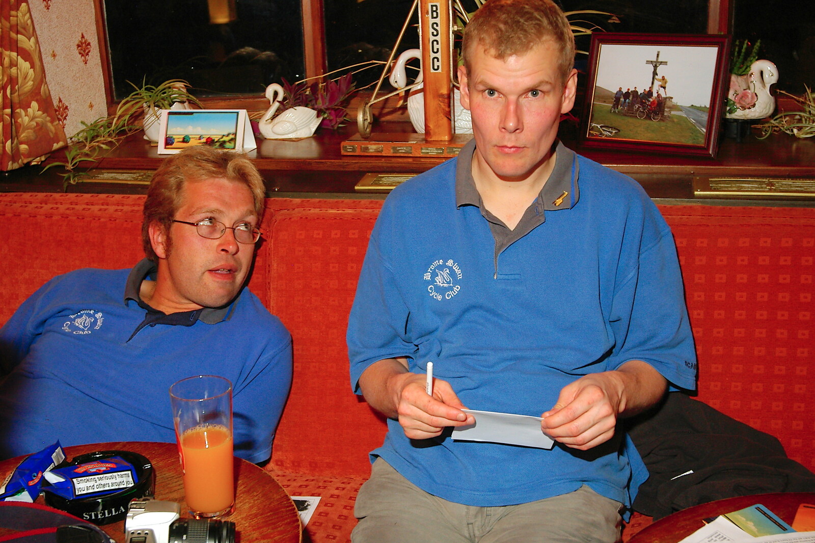 Bill stares from The BSCC Presentation and a Murder Mystery, Brome and Gislingham, Suffolk- 6th October 2005