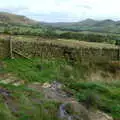 A dry-stone wall and a Pennine view, The Pennine Way: Lost on Kinder Scout, Derbyshire - 9th October 2005