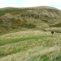 A solitary walker, The Pennine Way: Lost on Kinder Scout, Derbyshire - 9th October 2005
