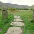 Standing stones, The Pennine Way: Lost on Kinder Scout, Derbyshire - 9th October 2005