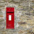 The Pennine Way: Lost on Kinder Scout, Derbyshire - 9th October 2005, Postbox in a wall, Upper Booth