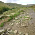 The Pennine Way: Lost on Kinder Scout, Derbyshire - 9th October 2005, A rough path
