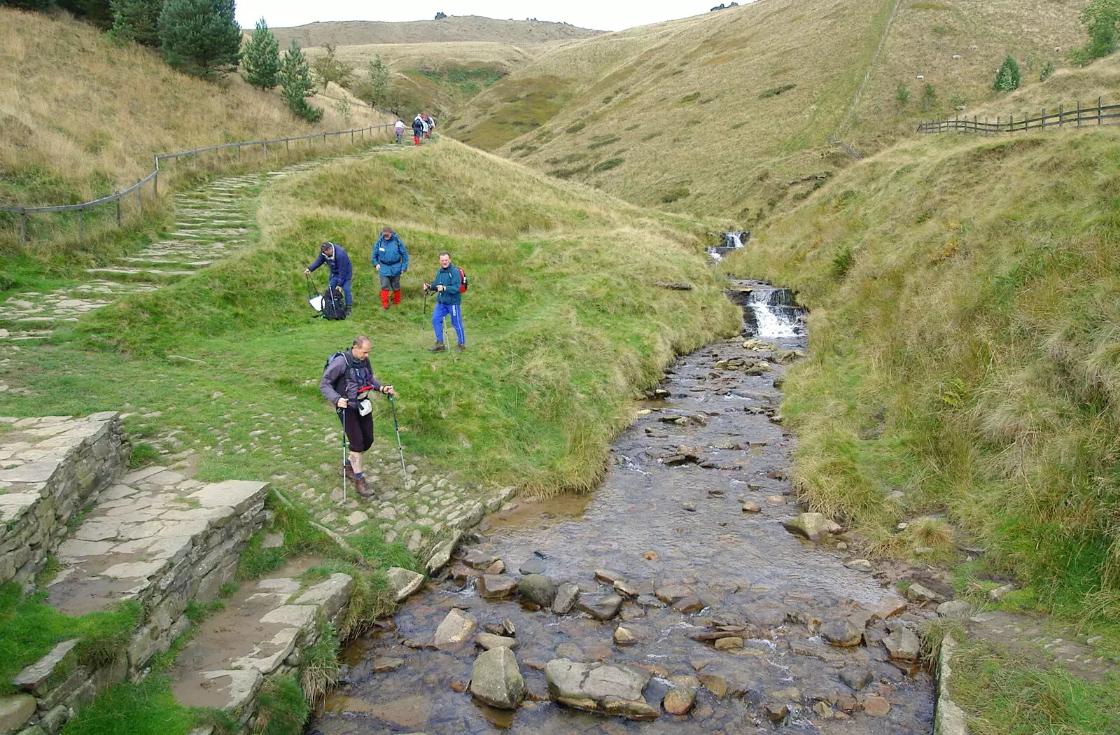 On Jacob's Ladder, from The Pennine Way: Lost on Kinder Scout, Derbyshire - 9th October 2005