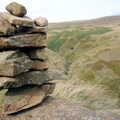 The Pennine Way: Lost on Kinder Scout, Derbyshire - 9th October 2005, A pile of stones