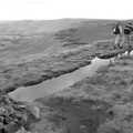 The Pennine Way: Lost on Kinder Scout, Derbyshire - 9th October 2005, Standing water by the path