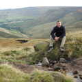 The Pennine Way: Lost on Kinder Scout, Derbyshire - 9th October 2005, Self-timer photo