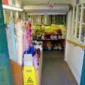 The doorway of a small fabric emporium, A Trip Around Macclesfield and Sandbach, Cheshire - 10th September 2005