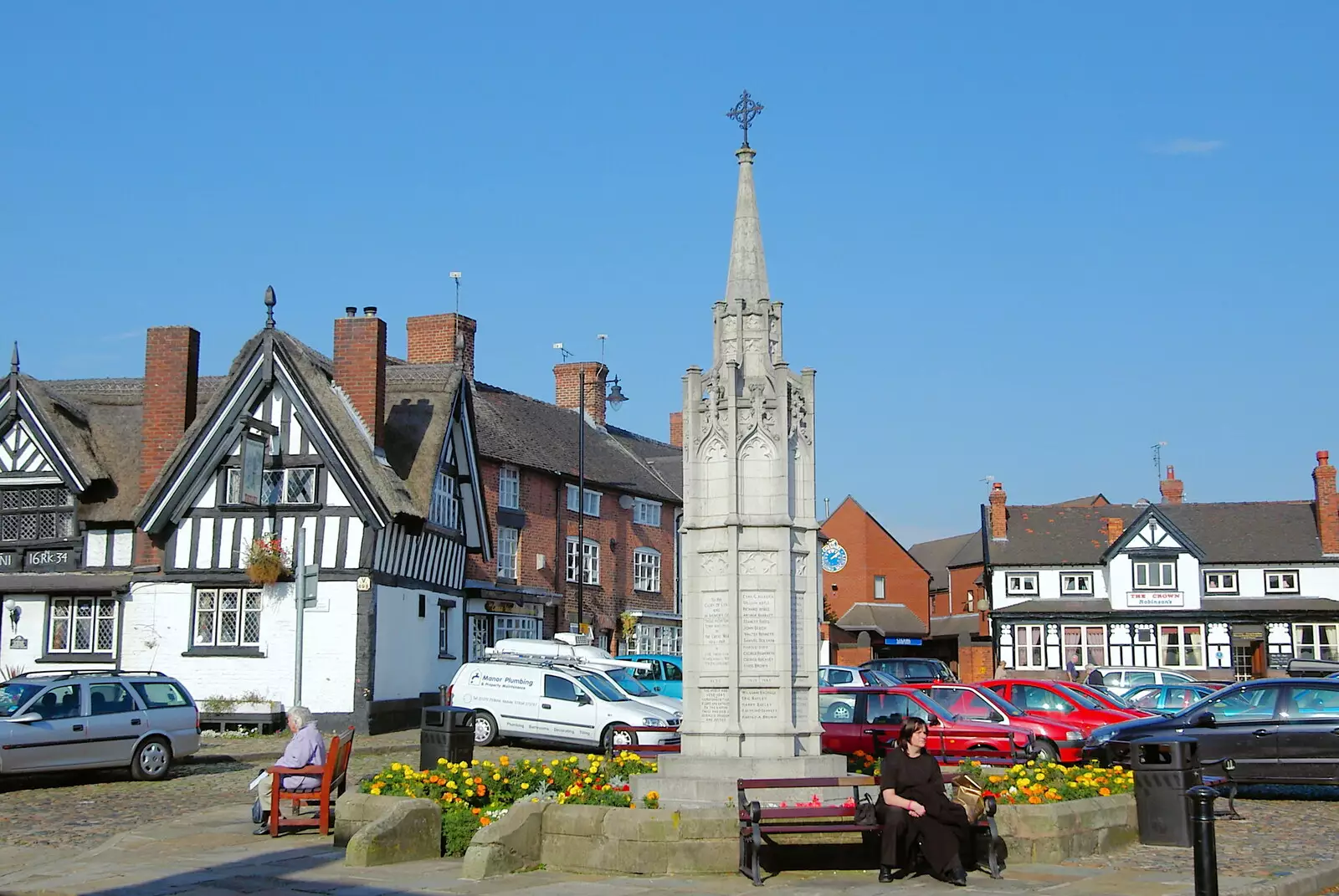 Market Square, from A Trip Around Macclesfield and Sandbach, Cheshire - 10th September 2005