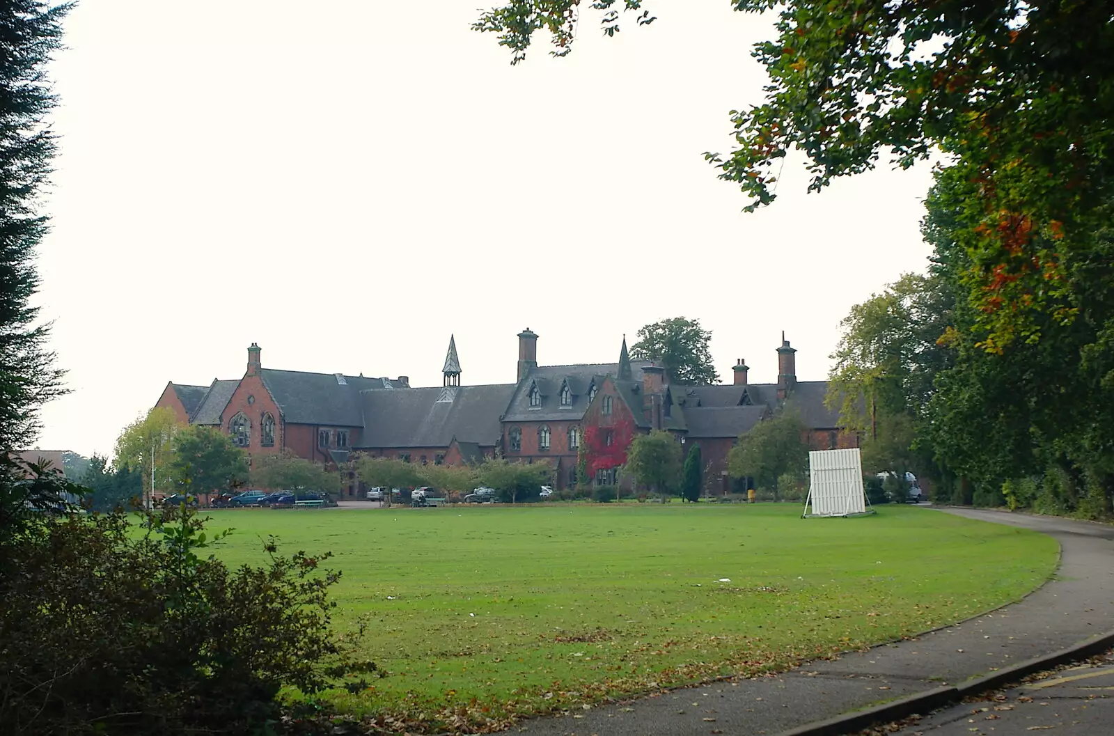 The view from Crewe Road, like on the walk to school, from A Trip Around Macclesfield and Sandbach, Cheshire - 10th September 2005