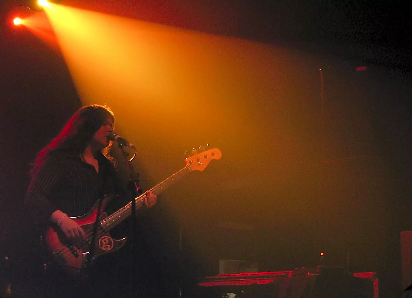 Michelle Stoddart on bass, from The Magic Numbers and Scenes of Diss, Norfolk - 15th October 2005