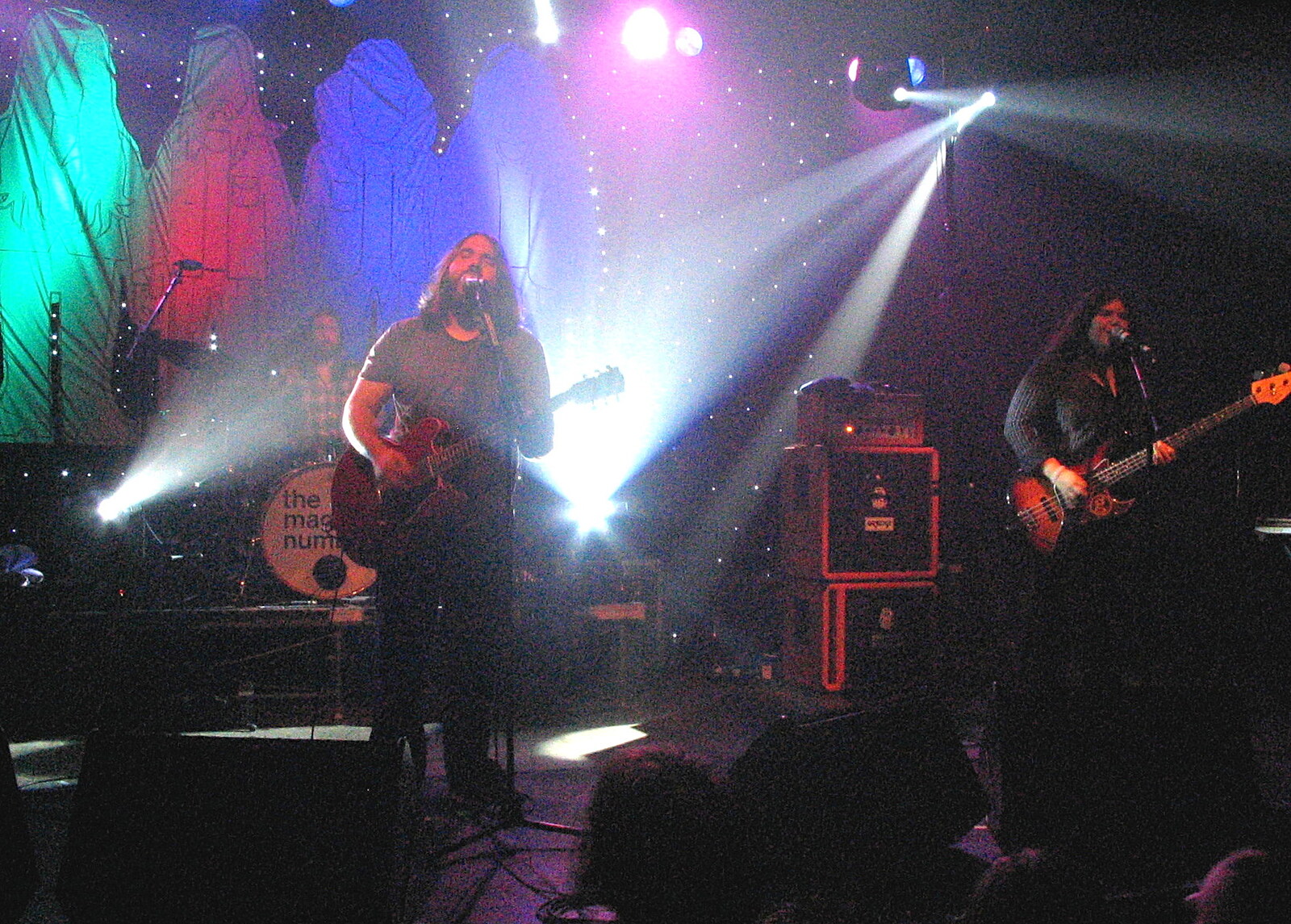 The Magic Numbers on stage from The Magic Numbers and Scenes of Diss, Norfolk - 15th October 2005